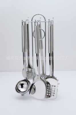揭陽廚具工廠直供 高品質不銹鋼方管插柄廚具，批發零售首選